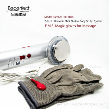 BP-010E 7 in 1 massage gloves slim sonic cellulite reduction machine